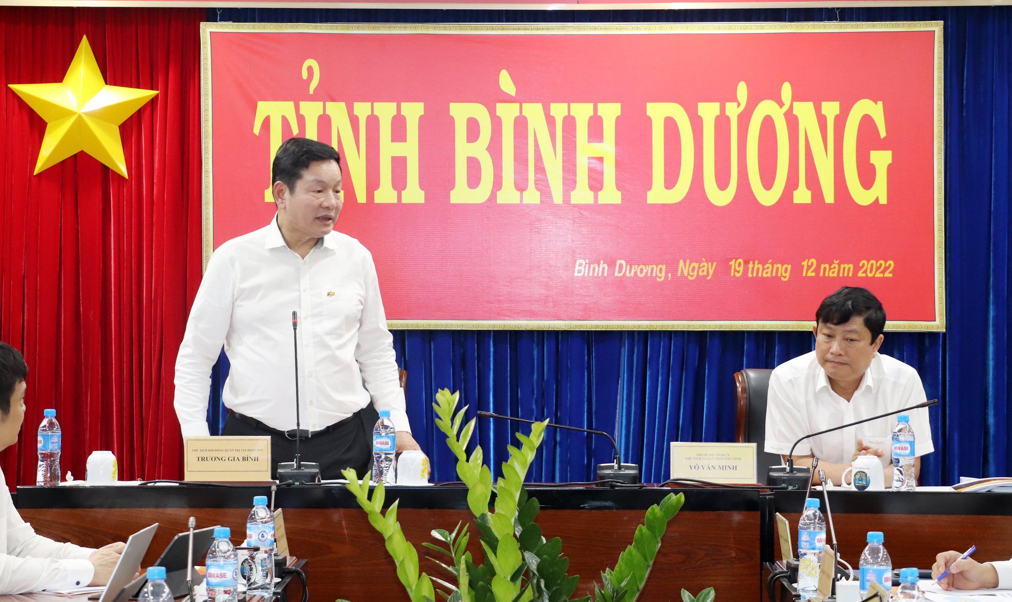 Ông Trương Gia Bình, Chủ tịch FPT chia sẻ ước vọng song hành cùng Bình Dương.