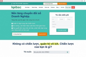 KPIBSC.com - Nền tảng Chuyển đổi số doanh nghiệp tập trung vào Chiến lược và Hiệu suất