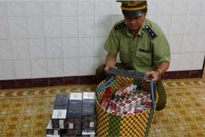 Long An: Liên tiếp bắt giữ các sản phẩm thuốc lá điếu nhập lậu có tem, nhãn thuốc lá Việt Nam