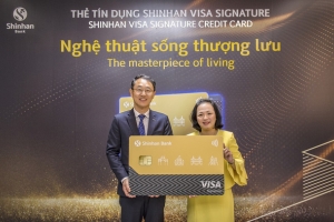 Ngân hàng Shinhan ra mắt thẻ tín dụng Visa Signature với nhiều đặc quyền cao cấp