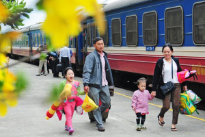 Đường sắt Hà Nội: Thêm hàng chục chuyến tàu phía bắc phục vụ dịp Tết Dương lịch