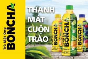 Trà mật ong BONCHA thỏa mãn cơn khát, đầy hứng khởi