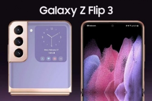 Hình ảnh render sắc nét của Galaxy Z Flip 3