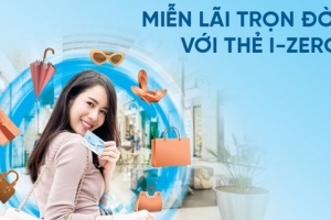 Miễn lãi trọn đời với thẻ trả góp VietinBank i-Zero