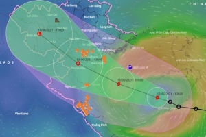 Bão số 2 giật cấp 10 hướng thẳng vào Hải Phòng – Nghệ An