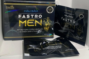 Cảnh báo sản phẩm tăng cường sinh lực, cải thiện sinh lý nam giới Hàu sâm Fastro Men chứa chất cấm