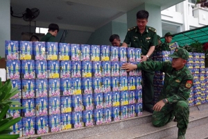 Tây Ninh thu giữ 1,5 tấn pháo lậu qua biên giới