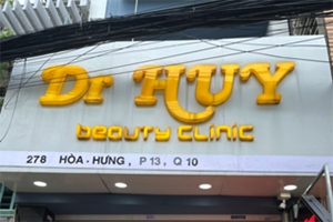Cơ sở thẩm mỹ Dr Huy Beauty Clinic hoạt động khám chữa bệnh không phép