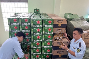 Phú Yên tạm giữ 6.600 chai bia nghi nhập lậu