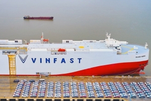 Vinfast xuất khẩu lô xe ô tô điện đầu tiên ra thị trường quốc tế