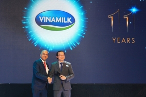 Vinamilk lần thứ 11 lọt Top 50 công ty kinh doanh hiệu quả nhất Việt Nam