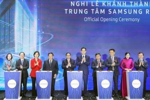 Thủ tướng dự lễ khánh thành Trung tâm R&D của Samsung tại Việt Nam