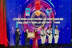 Tổng Công ty Điện lực Dầu khí Việt Nam nhận Huân chương Lao động hạng Nhì