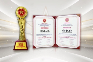 Anima Uniform vào top 50 doanh nghiệp nhận giải thưởng “Thương hiệu Vàng Asean 2022” tại Singapore