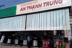 Niêm yết giá không đúng quy định, cửa hàng xăng dầu tại An Giang bị xử phạt