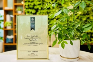 Ecopark đạt giải thưởng Khu đô thị bền vững xuất sắc nhất châu Á năm 2022