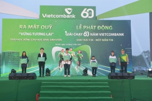 Vietcombank tổ chức giải chạy 60 năm "Vạn trái tim - Một niềm tin"