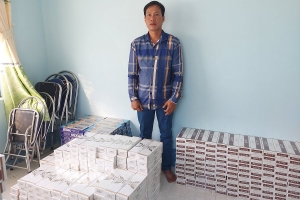 Đồng Tháp bắt giữ gần 6.000 gói thuốc lá điếu ngoại nhập lậu