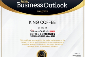 King Coffee được bình chọn là Top 10 công ty cà phê hàng đầu Đông Nam Á