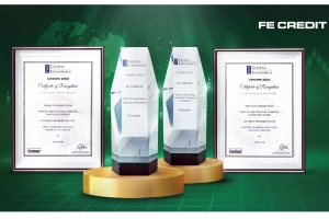 FE CREDIT nhận 2 giải thưởng quốc tế từ Tạp chí The Global Economics
