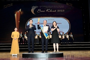 Agribank giành "cú đúp" tại giải thưởng Sao Khuê 2023