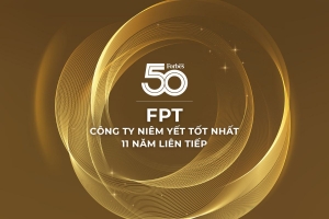 FPT được vinh danh Top 50 công ty niêm yết tốt nhất