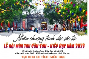 Hải Dương: Đặc sắc Lễ hội mùa thu Côn Sơn - Kiếp Bạc năm 2023