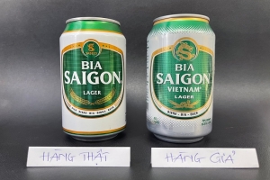 Tái diễn hành vi kinh doanh hàng hóa giả mạo nhãn hiệu BIA SAIGON
