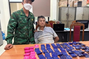 Bộ đội Biên phòng bắt giữ đối tượng vận chuyển 12.000 viên ma túy tổng hợp
