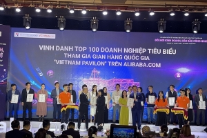 Công bố 100 doanh nghiệp tiêu biểu tham gia Gian hàng Quốc gia Việt Nam trên Alibaba.com