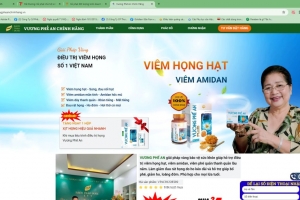 Sản phẩm TPBVSK Vương Phế An có đang vi phạm quy định về quảng cáo?