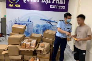 Hà Nội: Thu giữ lượng lớn thuốc lá tại cơ sở kinh doanh dịch vụ chuyển phát hàng hóa Quyết Đại Phát Express
