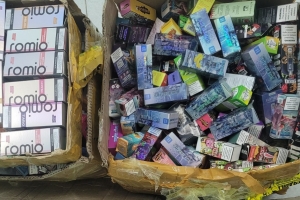 Lào Cai: Tạm giữ lô phụ kiện thuốc lá điện tử vi phạm gần 130 triệu đồng