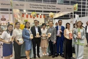 Hàng Việt Nam thu hút sự quan tâm từ nhiều doanh nghiệp, người tiêu dùng tại Hong Kong Food Expo 2024