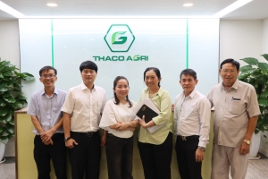 THACO AGRI phát triển chuỗi cung ứng nguyên liệu thức ăn bền vững cho bò