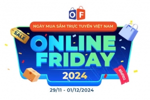 Online Friday 2024: 60 giờ săn khuyến mãi toàn quốc đang đến gần