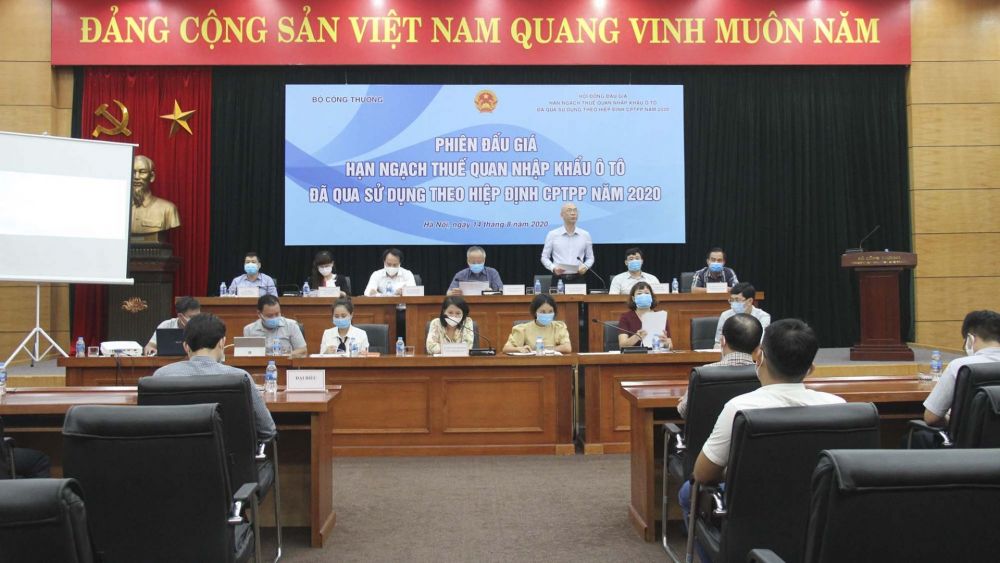 Lần đầu tiên Việt Nam đấu giá hạn ngạch thuế quan nhập khẩu ô tô cũ theo CPTPP