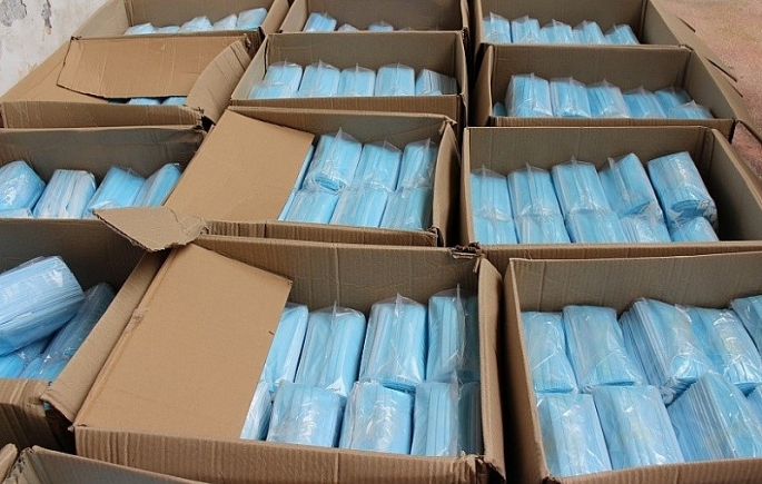 Hải Phòng: Thu giữ 75.000 khẩu trang không rõ nguồn gốc