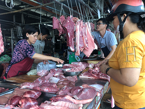 Giá thực phẩm Hà Nội ngày 25/8