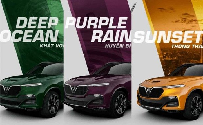 Vinfast liên tục bổ sung nhiều màu đặc sắc cho mẫu xe SUV President