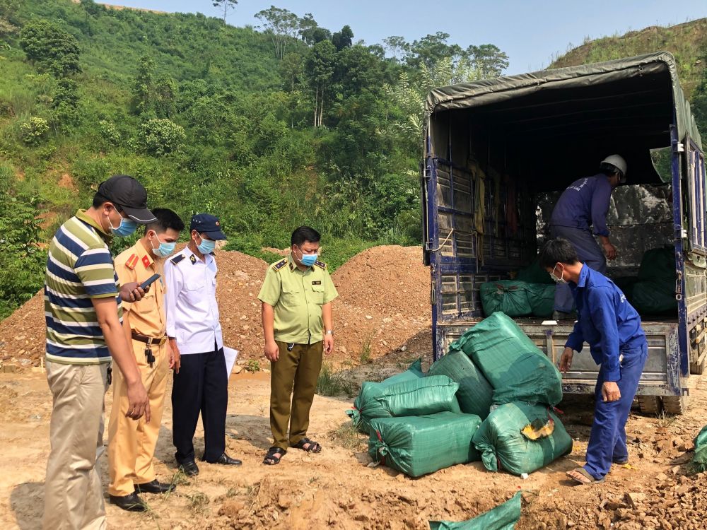 Lào Cai: Phát hiện, tiêu hủy 720kg nầm lợn và trứng gà non không giấy tờ hợp pháp