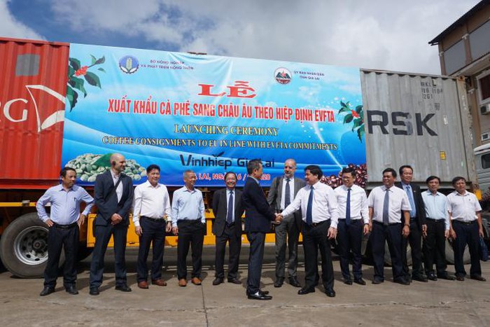 Lô cà phê đầu tiên xuất sang Châu Âu theo Hiệp định EVFTA