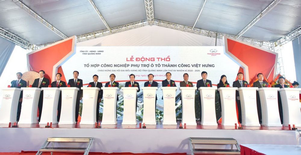 Tập đoàn Thành Công động thổ dự án Tổ hợp công nghiệp phụ trợ ô tô