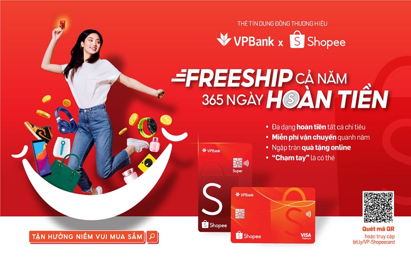 Shopee hợp tác với VPBank và Visa ra mắt “Thẻ tín dụng VPBank Shopee”