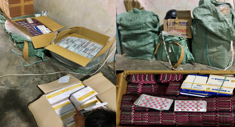 An Giang: Bắt giữ gần 10.000 đơn vị thuốc tân dược nhập lậu