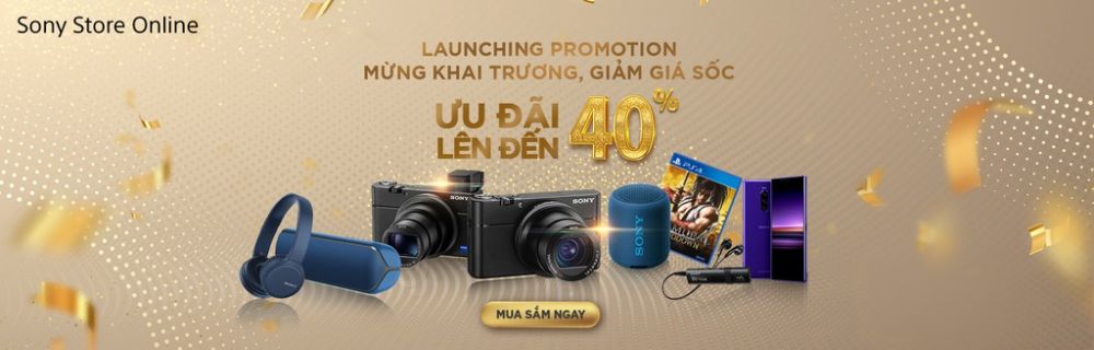 Sony giảm 40% khi ra mắt cửa hàng trực tuyến chính hãng đầu tiên tại Việt Nam
