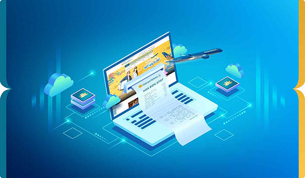 Vietnam Airlines xuất hóa đơn điện tử cho khách mua vé