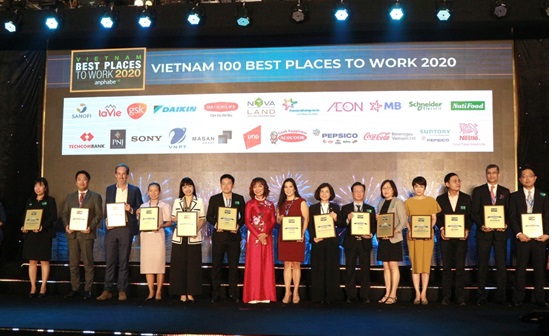 Công bố 100 nơi làm việc hấp dẫn nhất tại Việt Nam