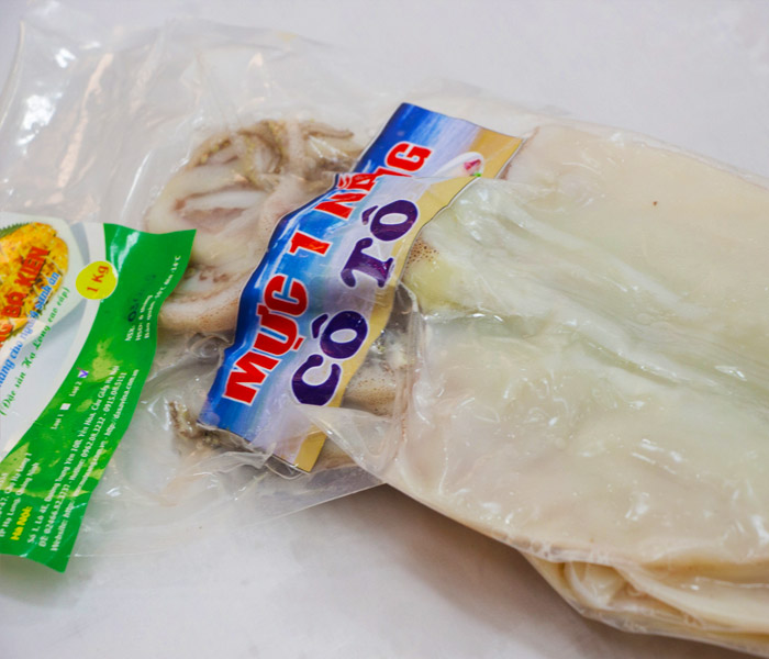 Đưa mực ống Cô Tô thành sản phẩm thương hiệu