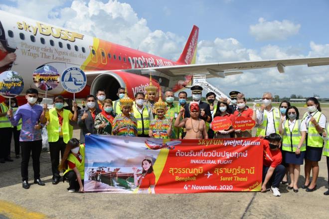 Vietjet khai trương đường bay mới đến Surat Thani